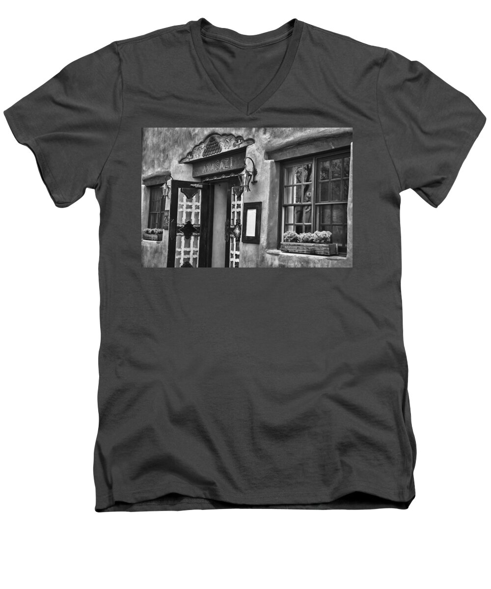 Anasazi Inn Men's V-Neck T-Shirt featuring the photograph Anasazi Inn Restaurant by Ron White