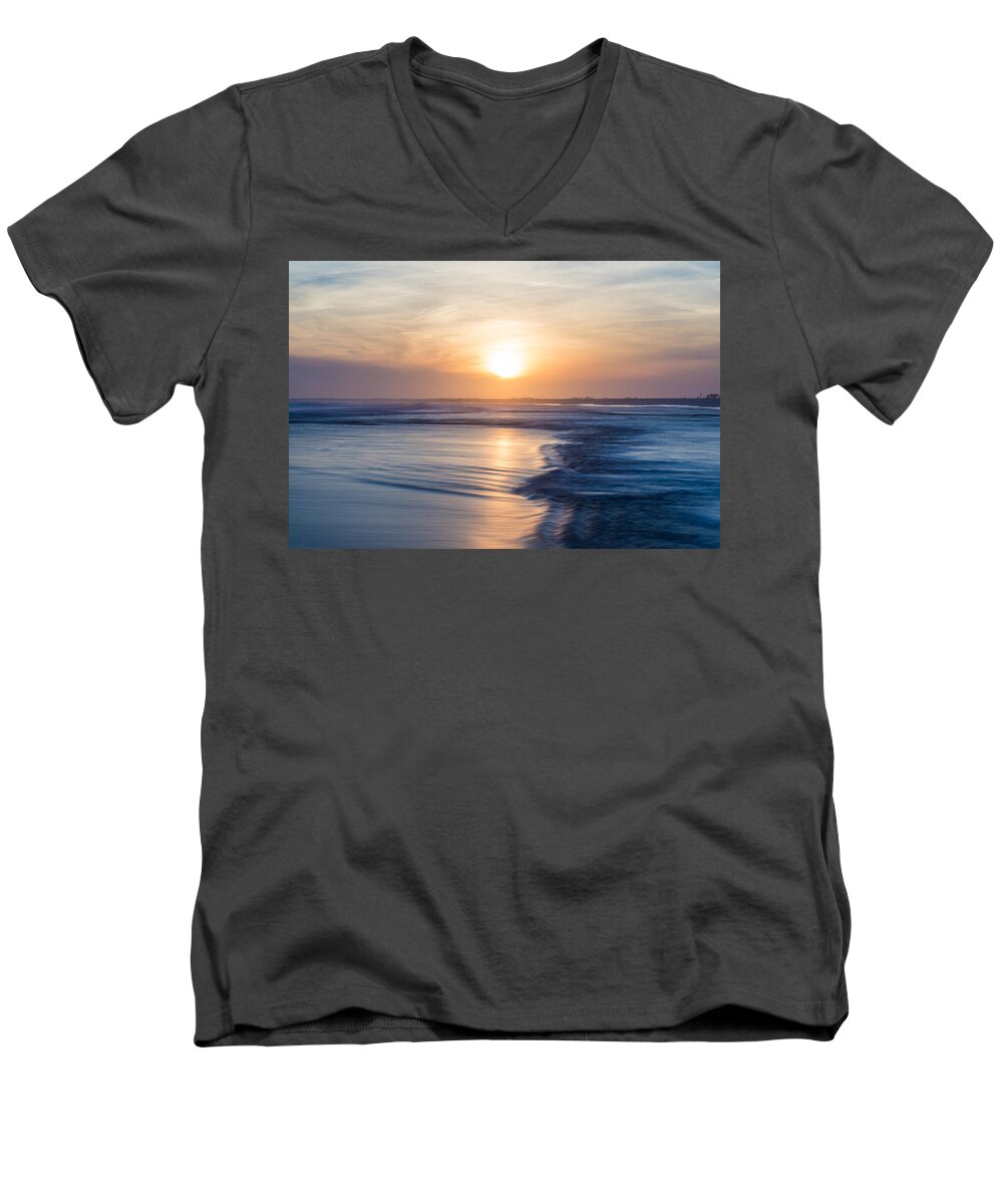 New Jersey Men's V-Neck T-Shirt featuring the photograph Constant Motion by Kristopher Schoenleber