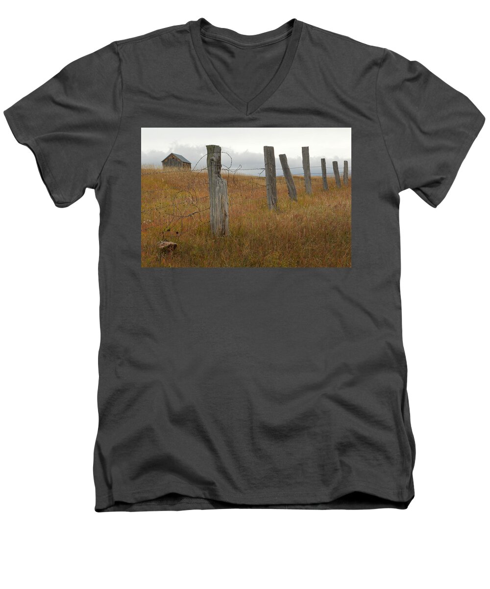 Rural Men's V-Neck T-Shirt featuring the photograph Country Pride.. by Al Swasey