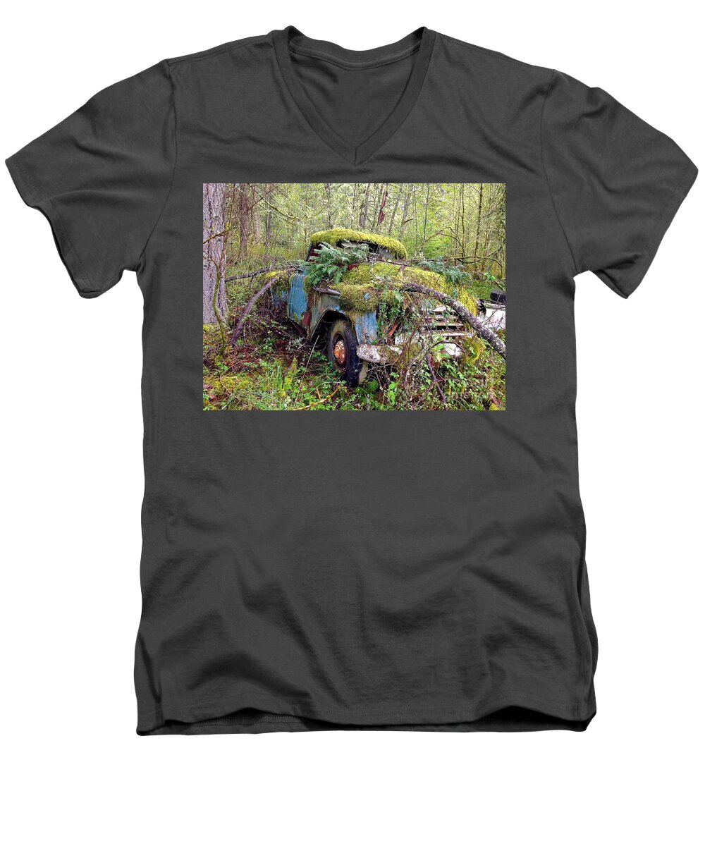 Photography Men's V-Neck T-Shirt featuring the photograph Derelict by Sean Griffin