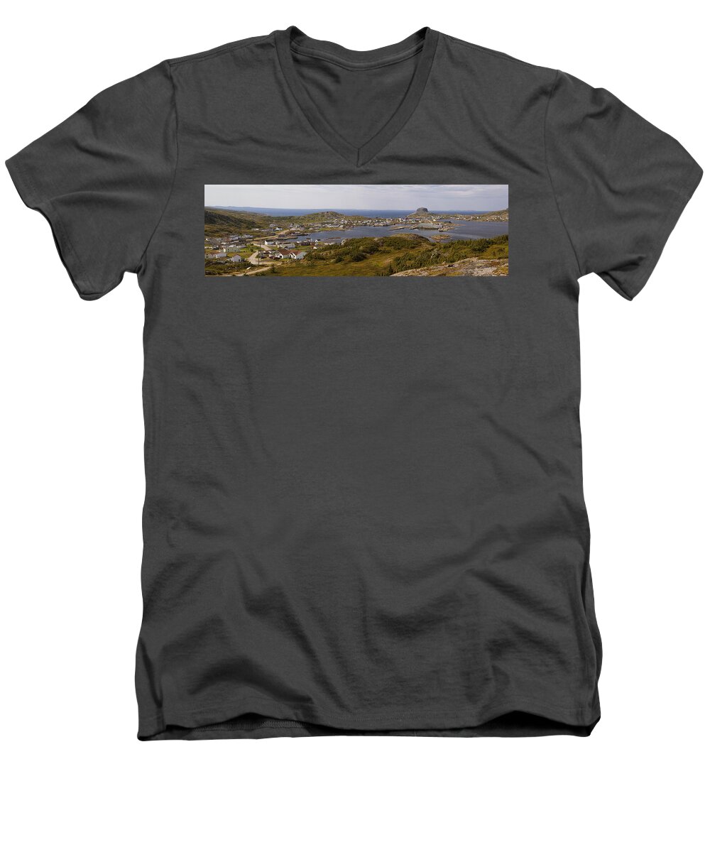 Togo Men's V-Neck T-Shirt featuring the photograph Fogo by Eunice Gibb