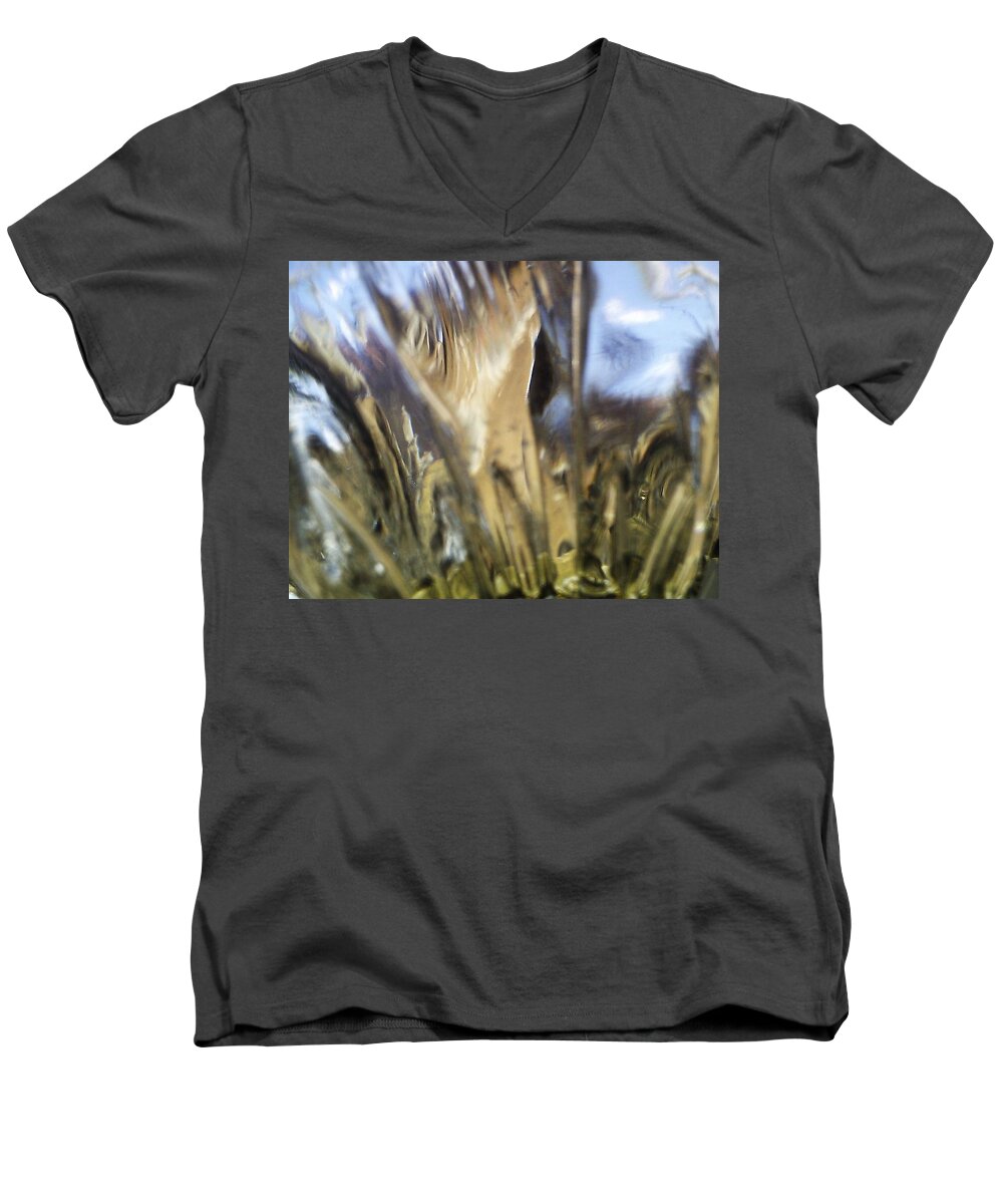 Water Men's V-Neck T-Shirt featuring the photograph Forbidden Forest by Martin Howard