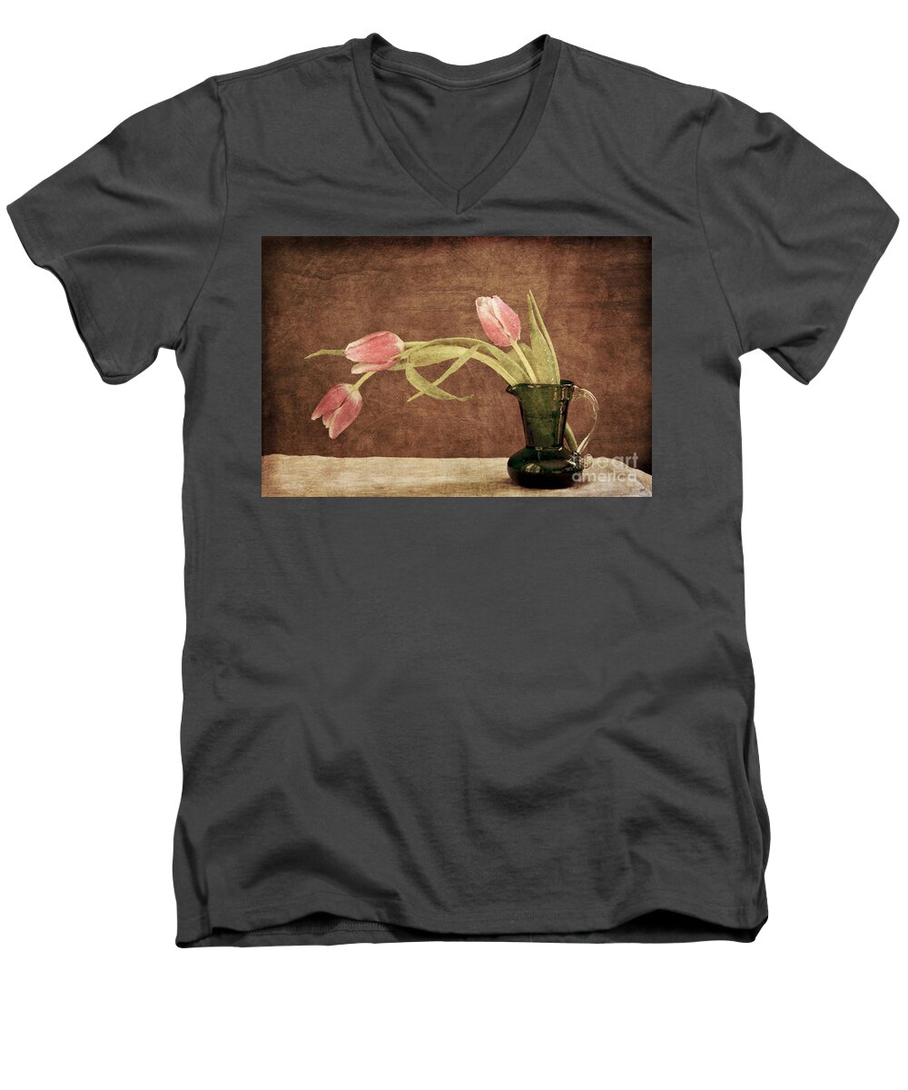 Garden Men's V-Neck T-Shirt featuring the photograph Fresh From the Garden II by Alana Ranney