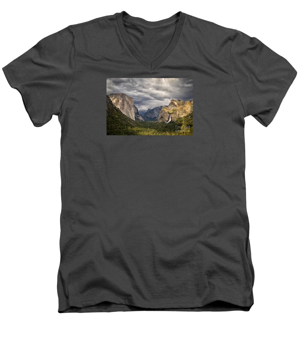 California Men's V-Neck T-Shirt featuring the photograph Inspiration by Alice Cahill