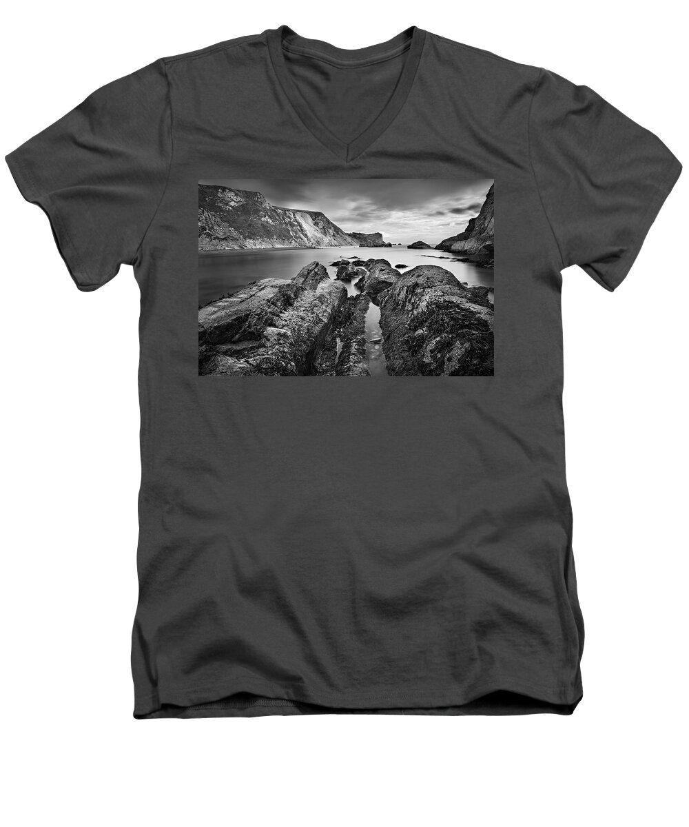 Man O'war Men's V-Neck T-Shirt featuring the photograph Man O' War Cove by Ian Good