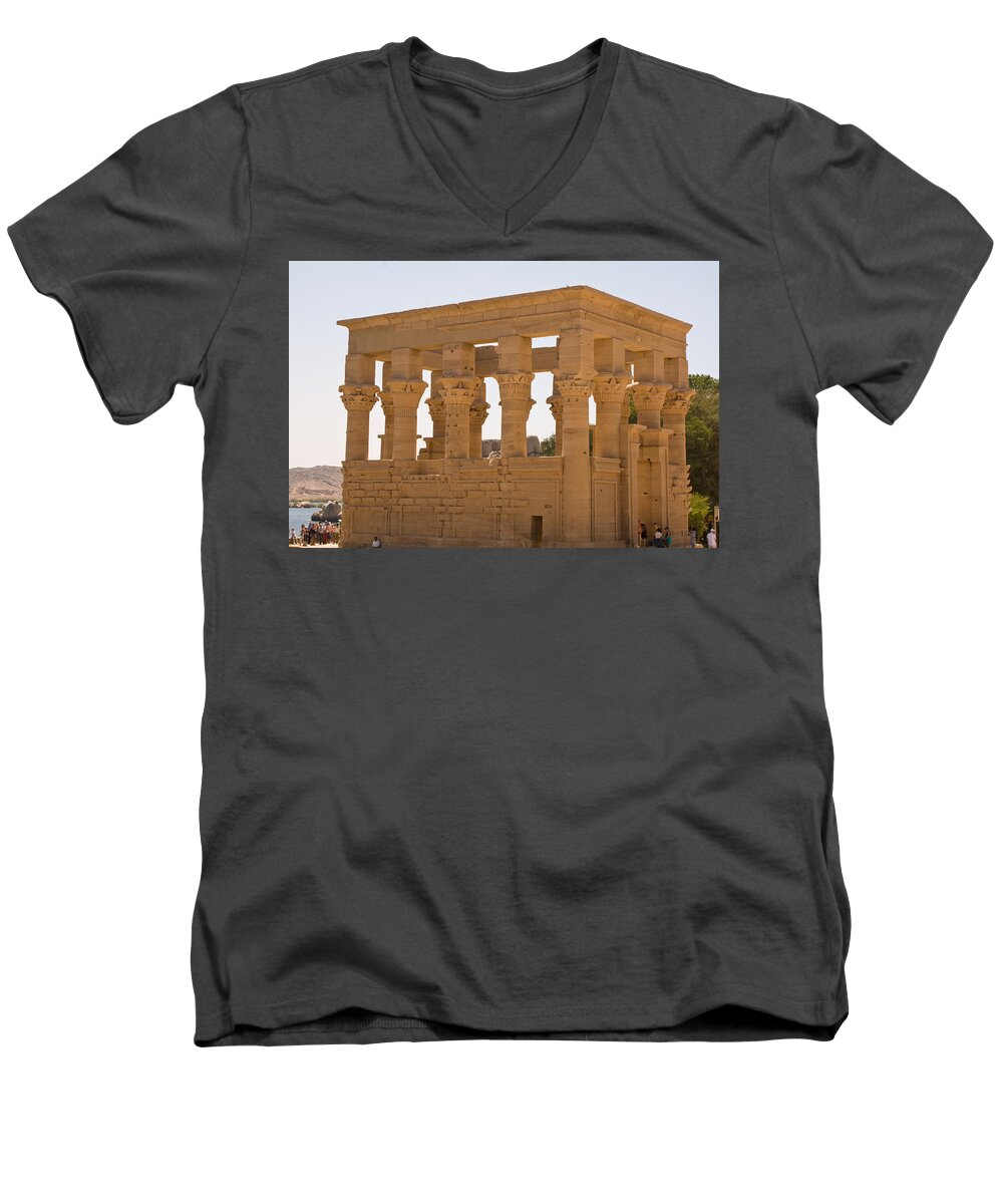  Men's V-Neck T-Shirt featuring the photograph Old Structure 3 by James Gay
