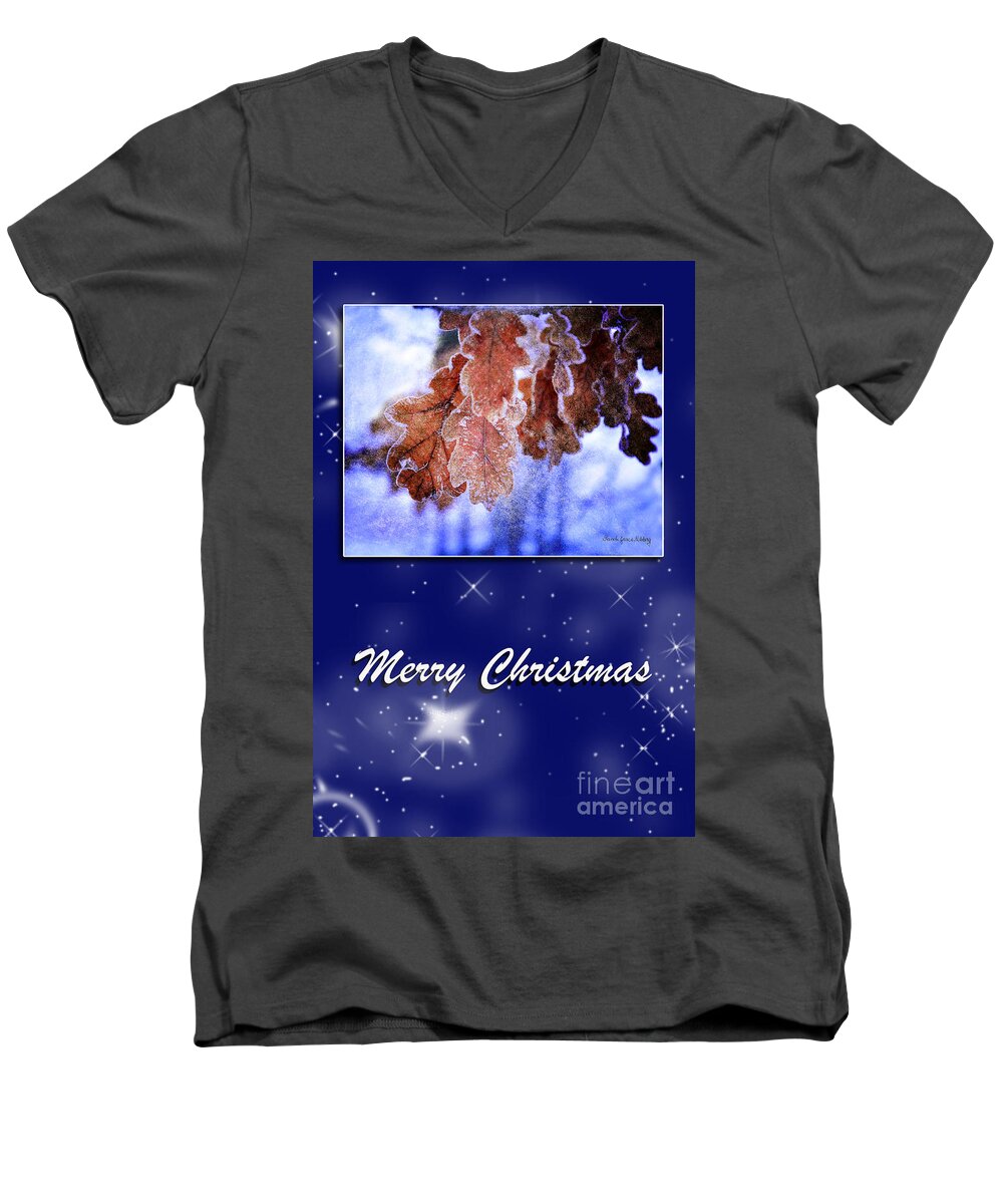 Christmas Men's V-Neck T-Shirt featuring the photograph Peaceful Christmas by Randi Grace Nilsberg