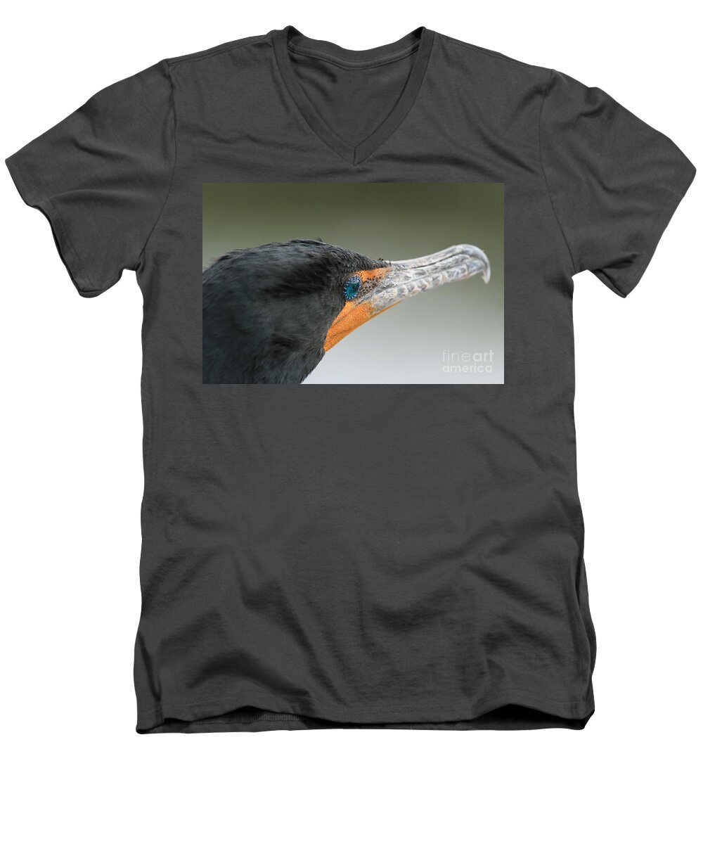 Anhinga Men's V-Neck T-Shirt featuring the photograph Pondering by Adam Jewell
