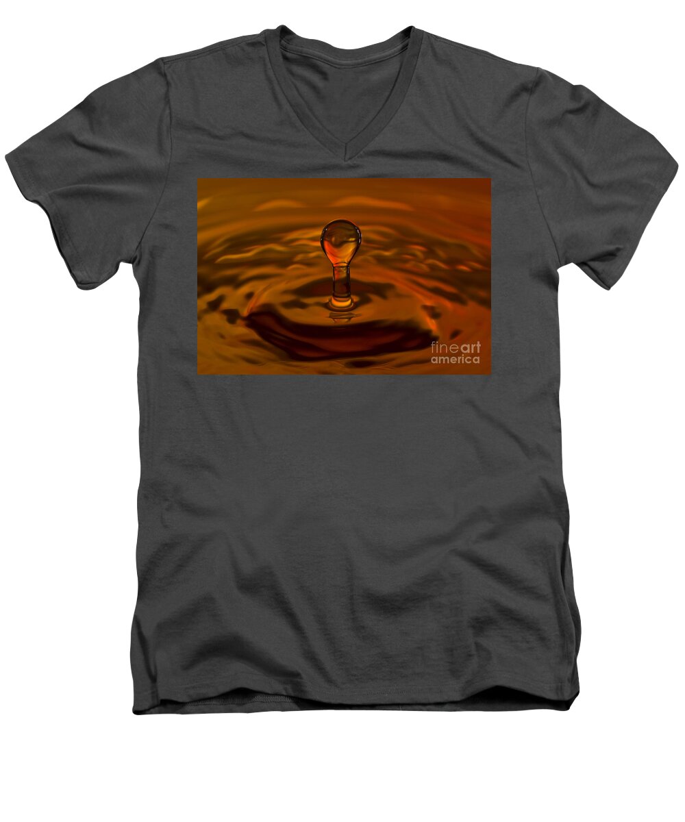 Drop Men's V-Neck T-Shirt featuring the photograph Resurrection by Anthony Sacco