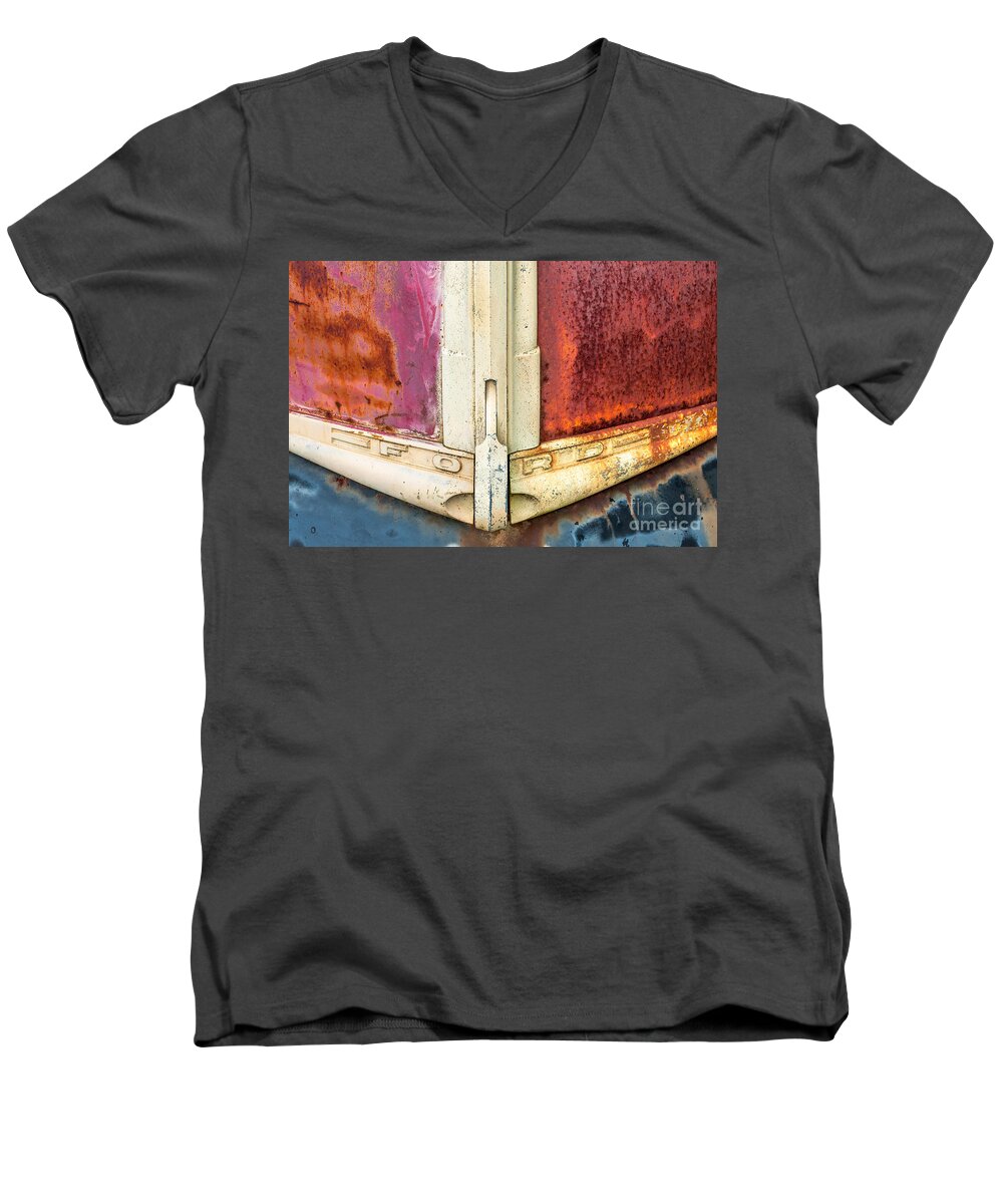 Ford Men's V-Neck T-Shirt featuring the photograph This old Ford by Bernd Laeschke
