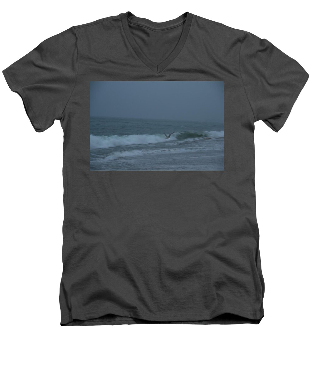 To The Galley Men's V-Neck T-Shirt featuring the photograph To The Galley by Neal Eslinger