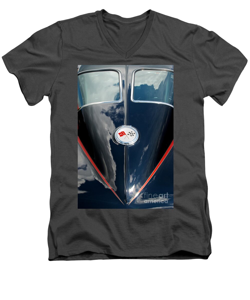Car Men's V-Neck T-Shirt featuring the photograph To the point by Mark Dodd