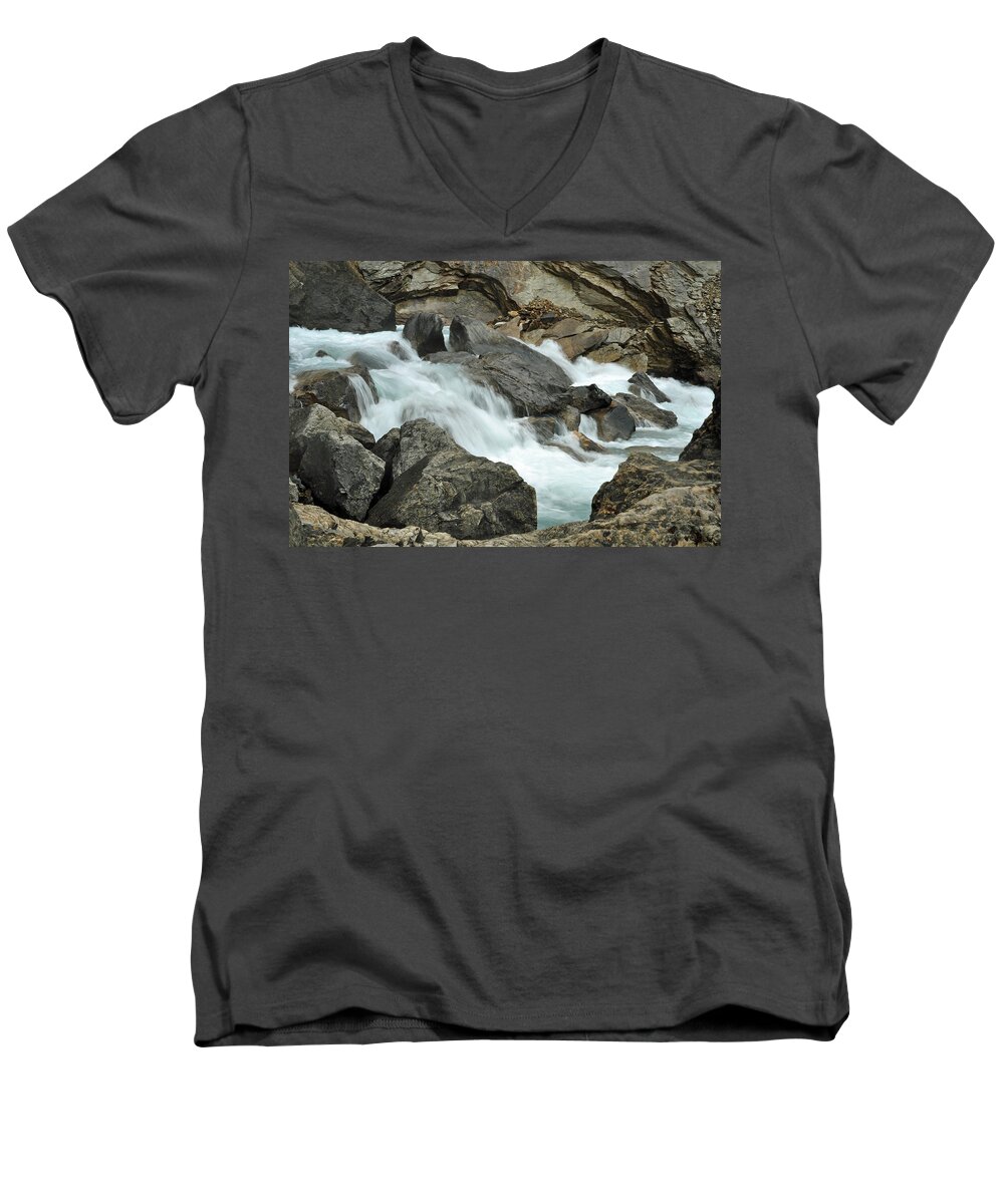 Tranquility Men's V-Neck T-Shirt featuring the photograph Tranquility by Lisa Phillips