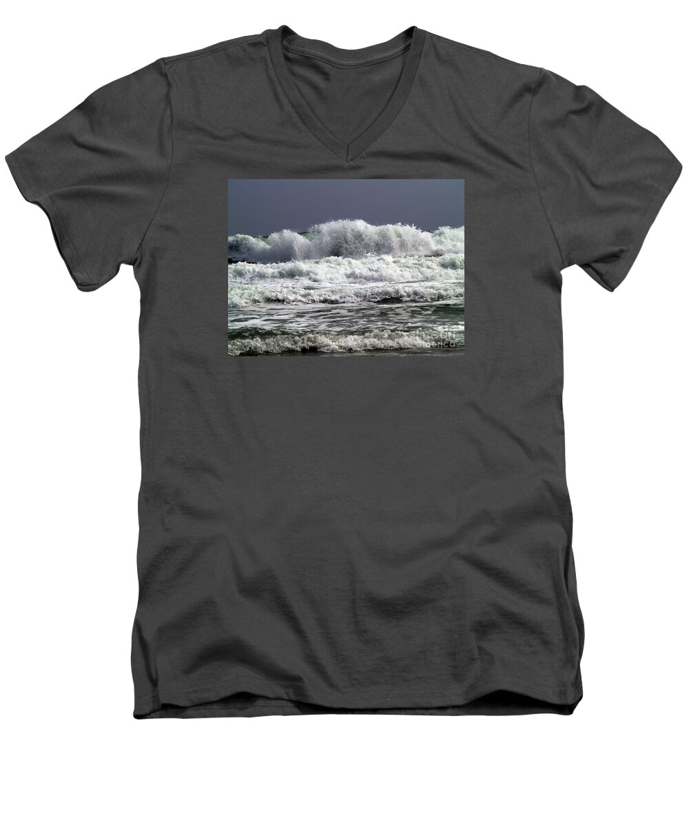 Fine Art Photography Men's V-Neck T-Shirt featuring the photograph Aftermath of a Storm IV by Patricia Griffin Brett