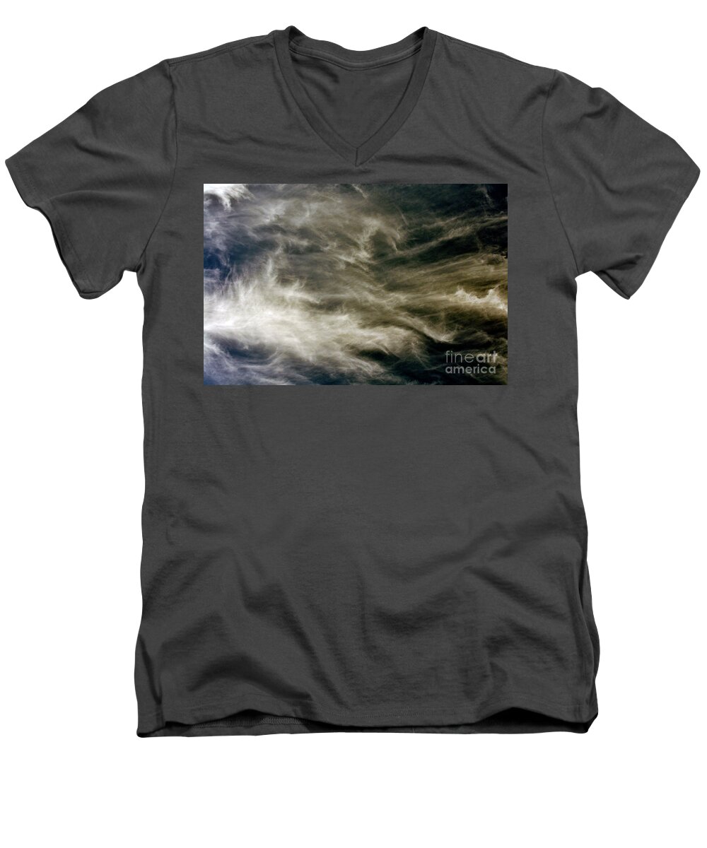 Clay Men's V-Neck T-Shirt featuring the photograph Dirty Clouds by Clayton Bruster