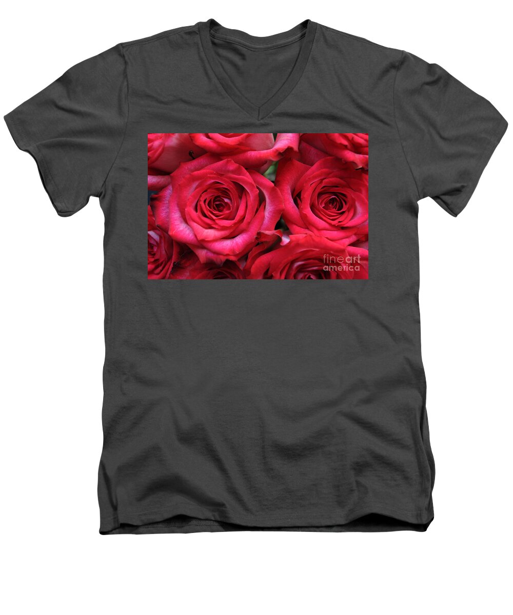 Rose Men's V-Neck T-Shirt featuring the photograph Kaleidoscope by Luke Moore