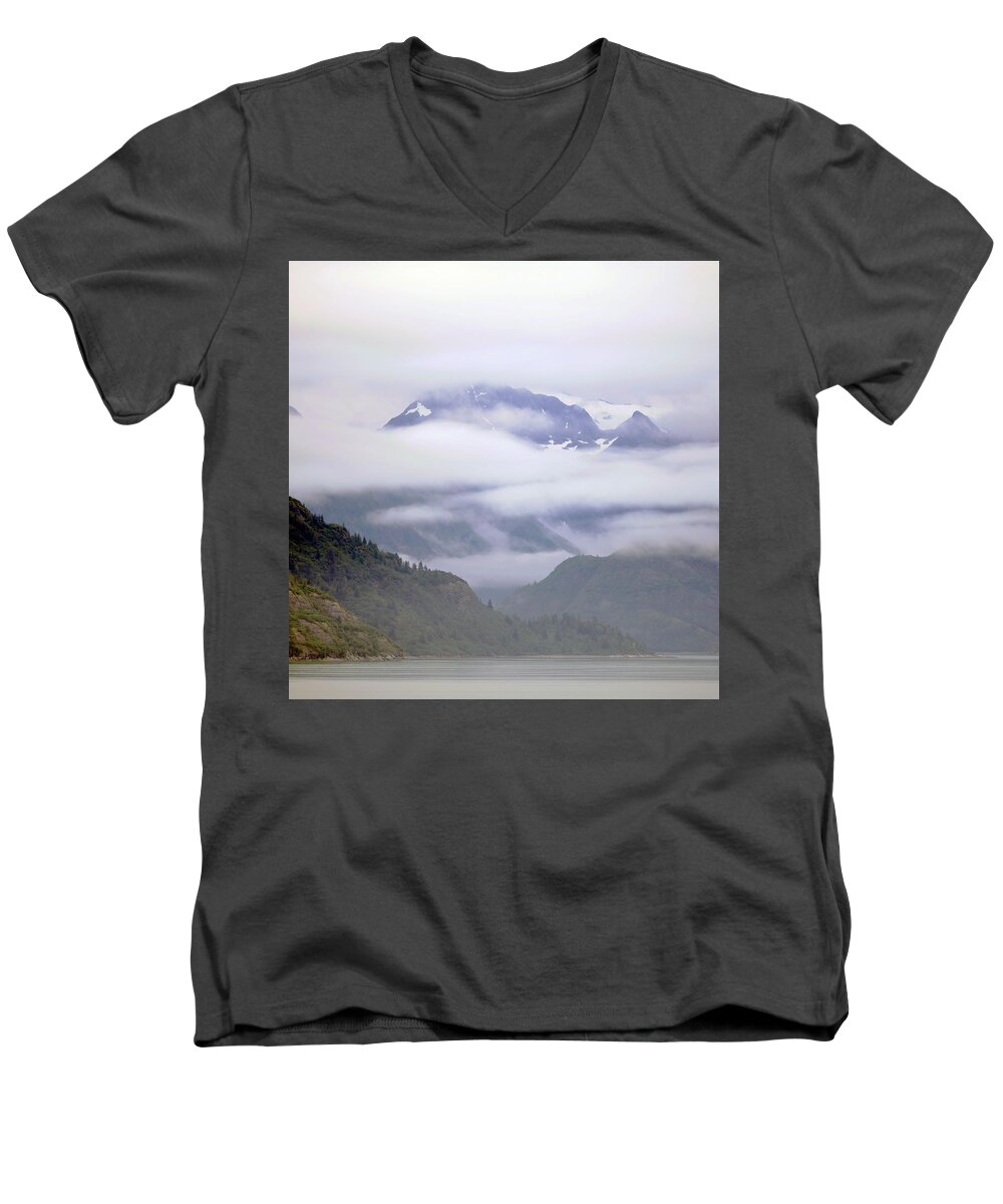 Alaska Men's V-Neck T-Shirt featuring the photograph Alaskan Coast #2 by Paul Ross