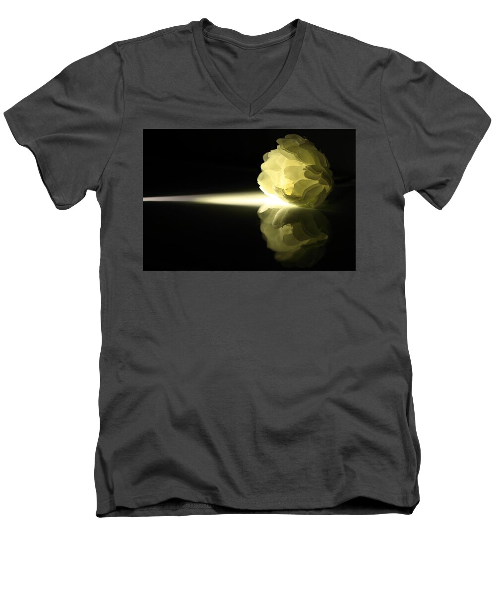 Light Men's V-Neck T-Shirt featuring the photograph Illumination #1 by Hyuntae Kim