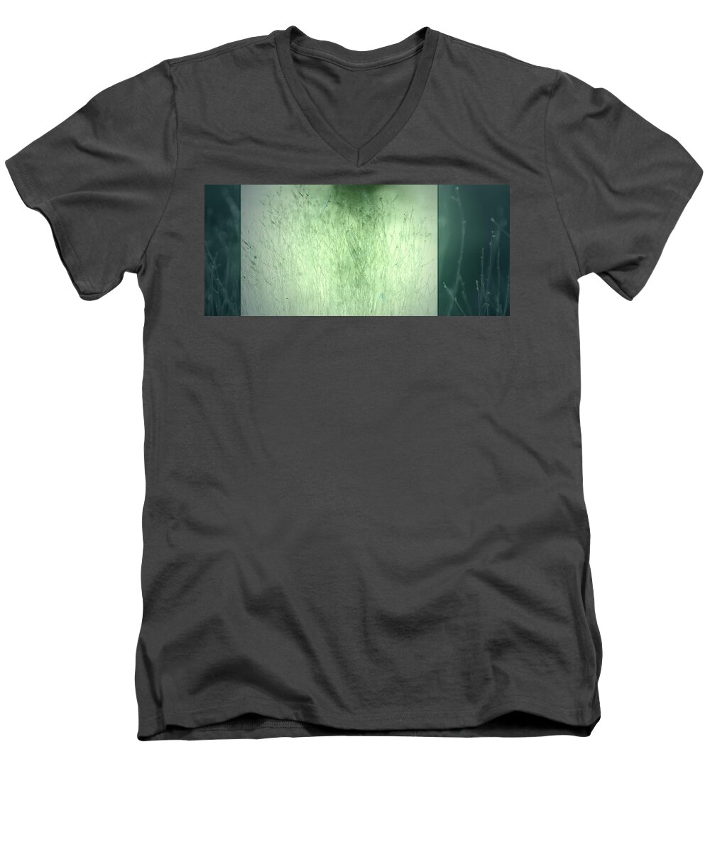  Men's V-Neck T-Shirt featuring the photograph Surface #1 by Mark Ross