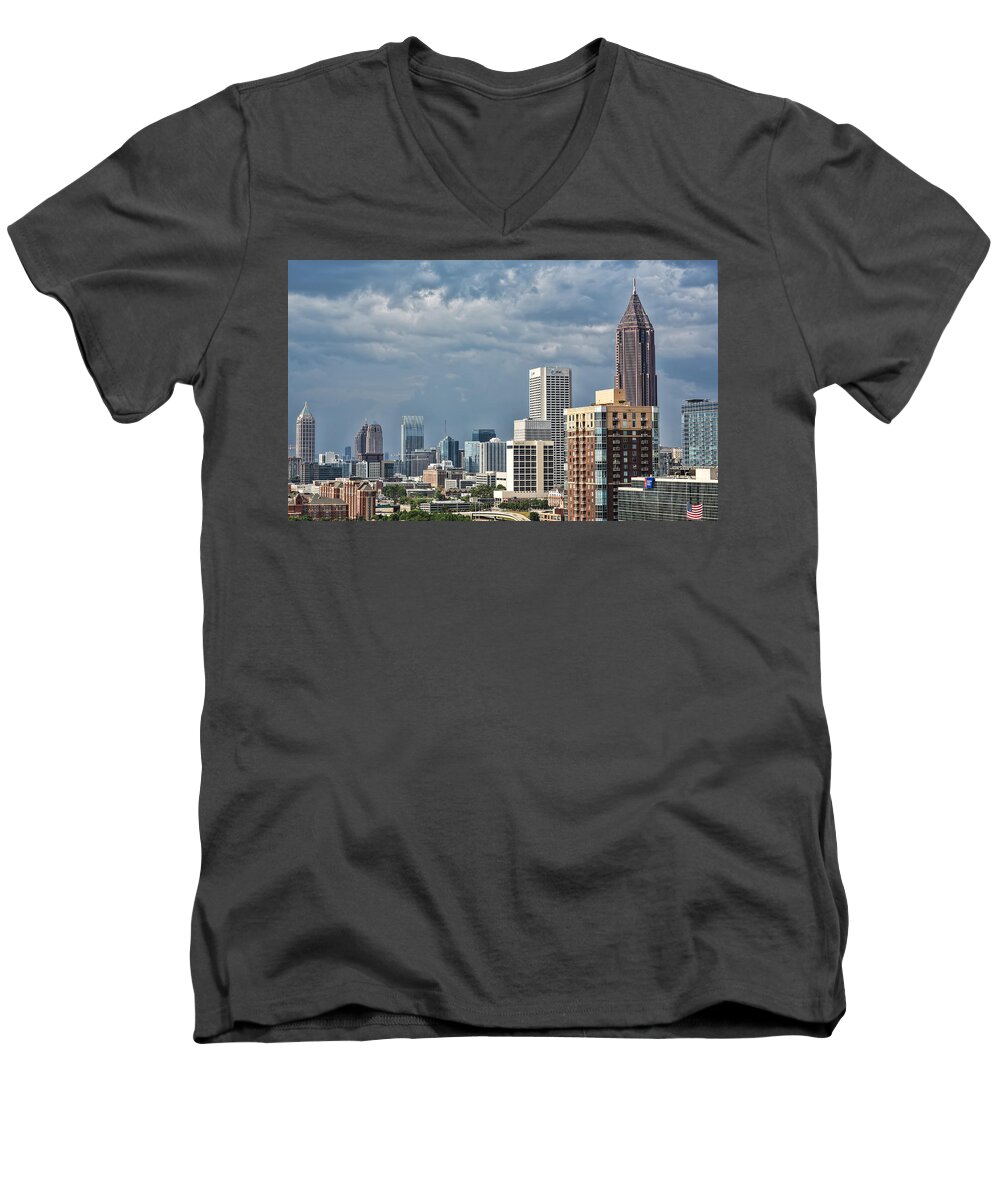 Atlanta Men's V-Neck T-Shirt featuring the photograph Atlanta #2 by Anna Rumiantseva