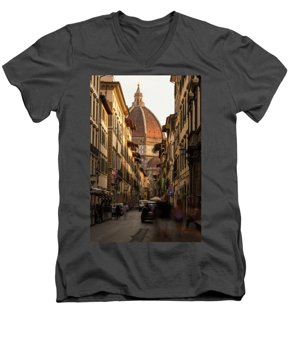 Duomo Men's V-Neck T-Shirt featuring the photograph Photographer #3 by Matthew Pace