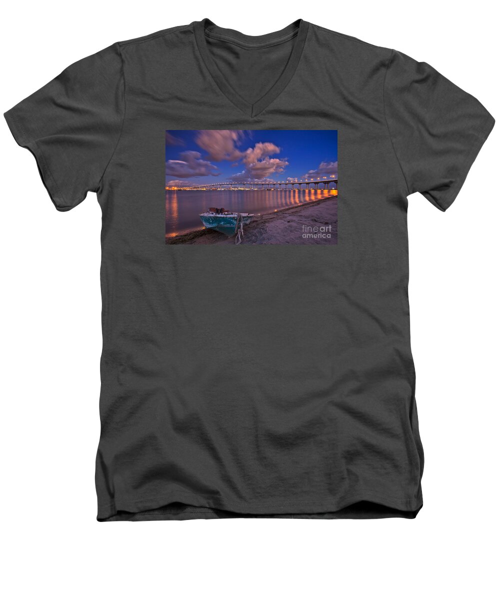 Coronado Men's V-Neck T-Shirt featuring the photograph After the Rain by Sam Antonio
