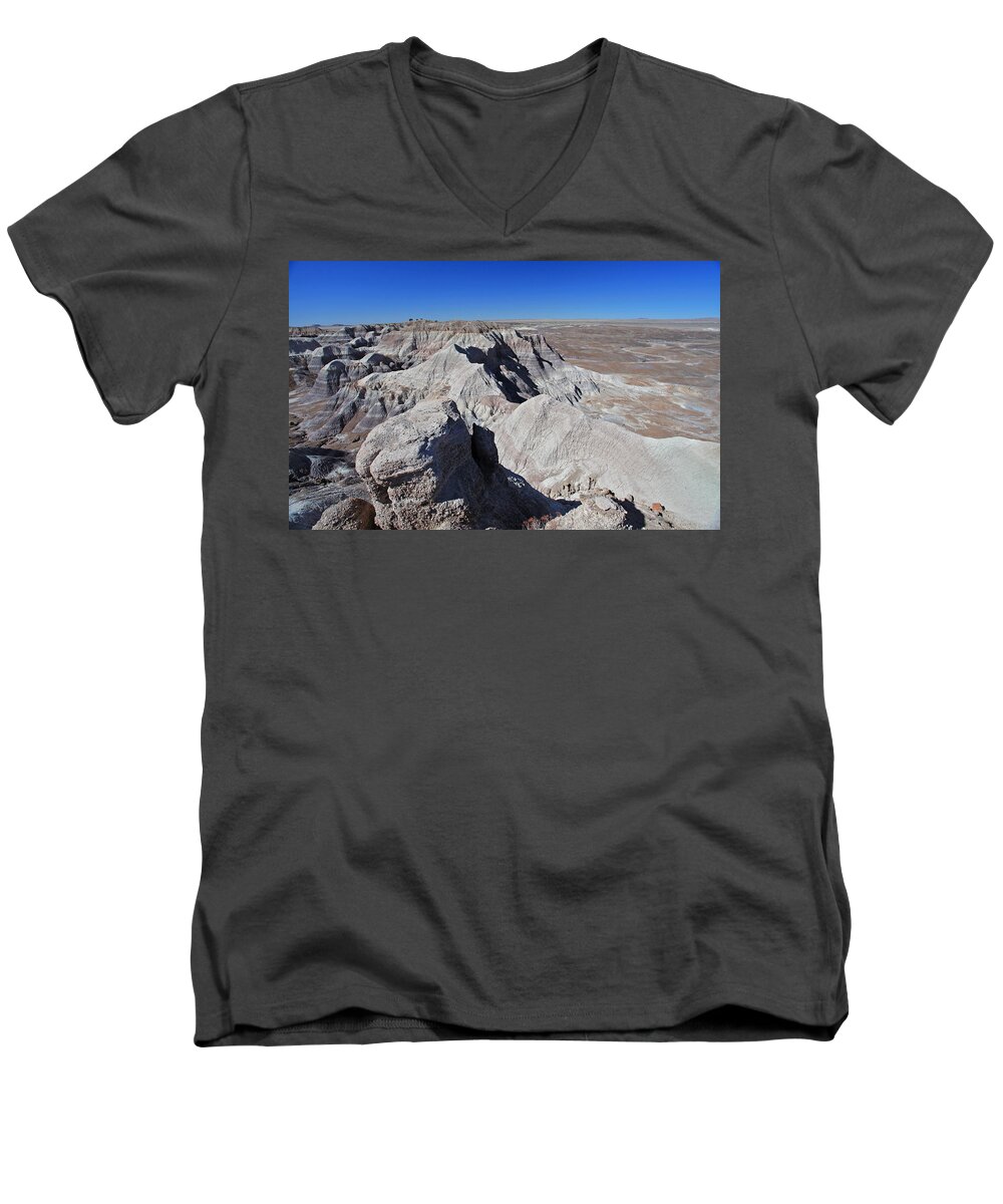 Arizona Men's V-Neck T-Shirt featuring the photograph Alien Landscape by Gary Kaylor