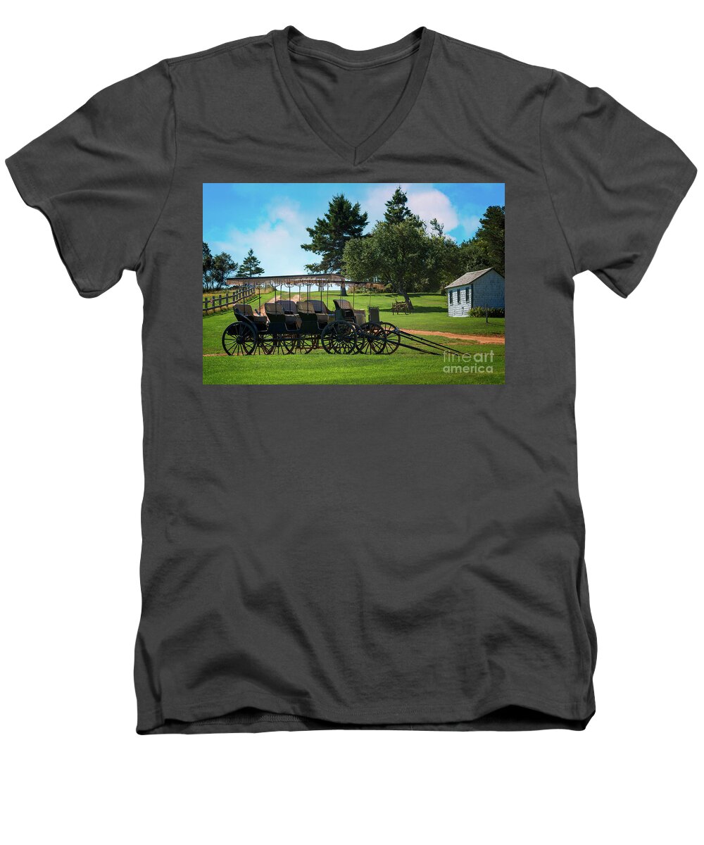 Anne Of Green Gables Men's V-Neck T-Shirt featuring the photograph Anne Of Green Gables by Doug Sturgess