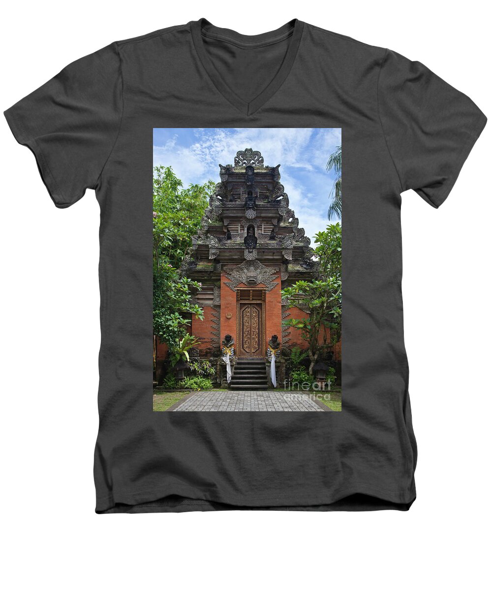 Craig Lovell Men's V-Neck T-Shirt featuring the photograph Bali_d3 by Craig Lovell