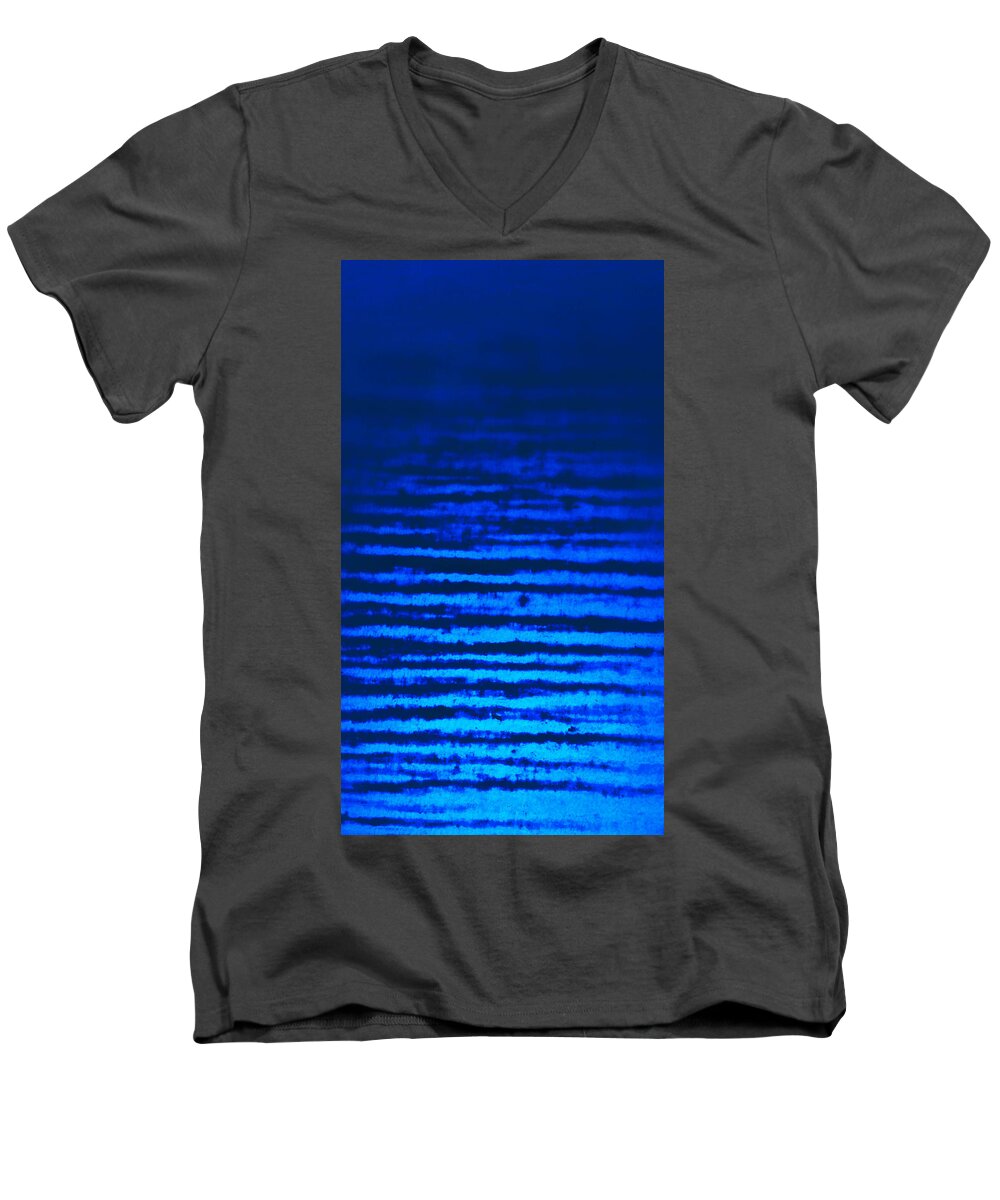 Water Men's V-Neck T-Shirt featuring the photograph Blue Sea Dream by Nathan Little