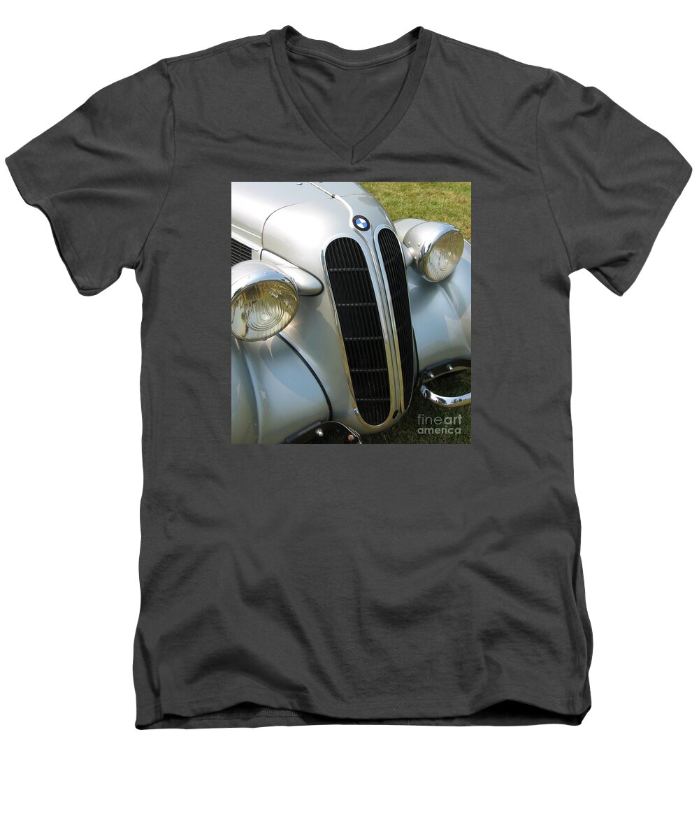 Bmw Men's V-Neck T-Shirt featuring the photograph BMW by Neil Zimmerman