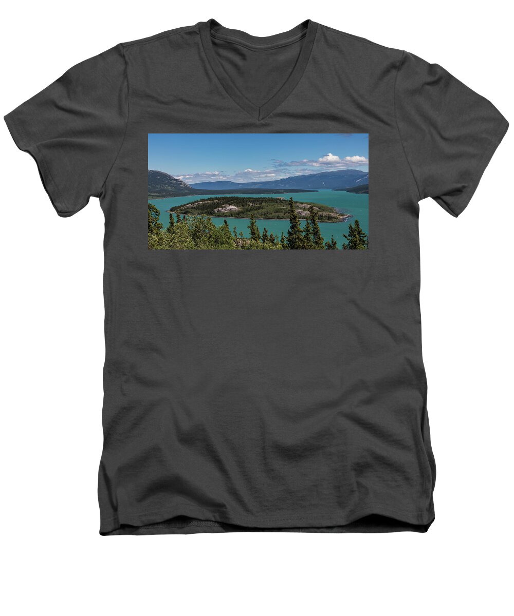 Canada Men's V-Neck T-Shirt featuring the photograph Bove Island by Ed Clark