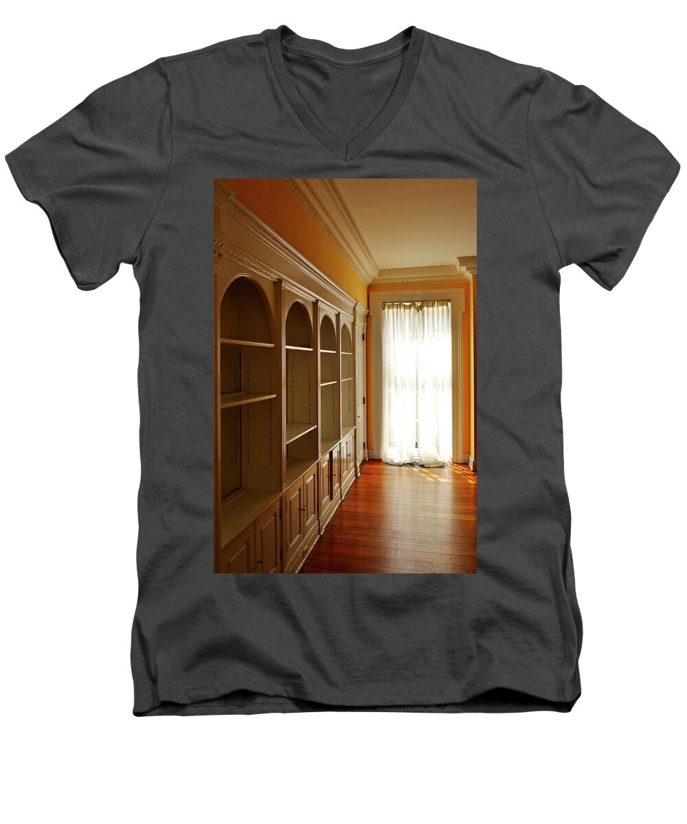 Window Men's V-Neck T-Shirt featuring the photograph Bright Window by Zawhaus Photography
