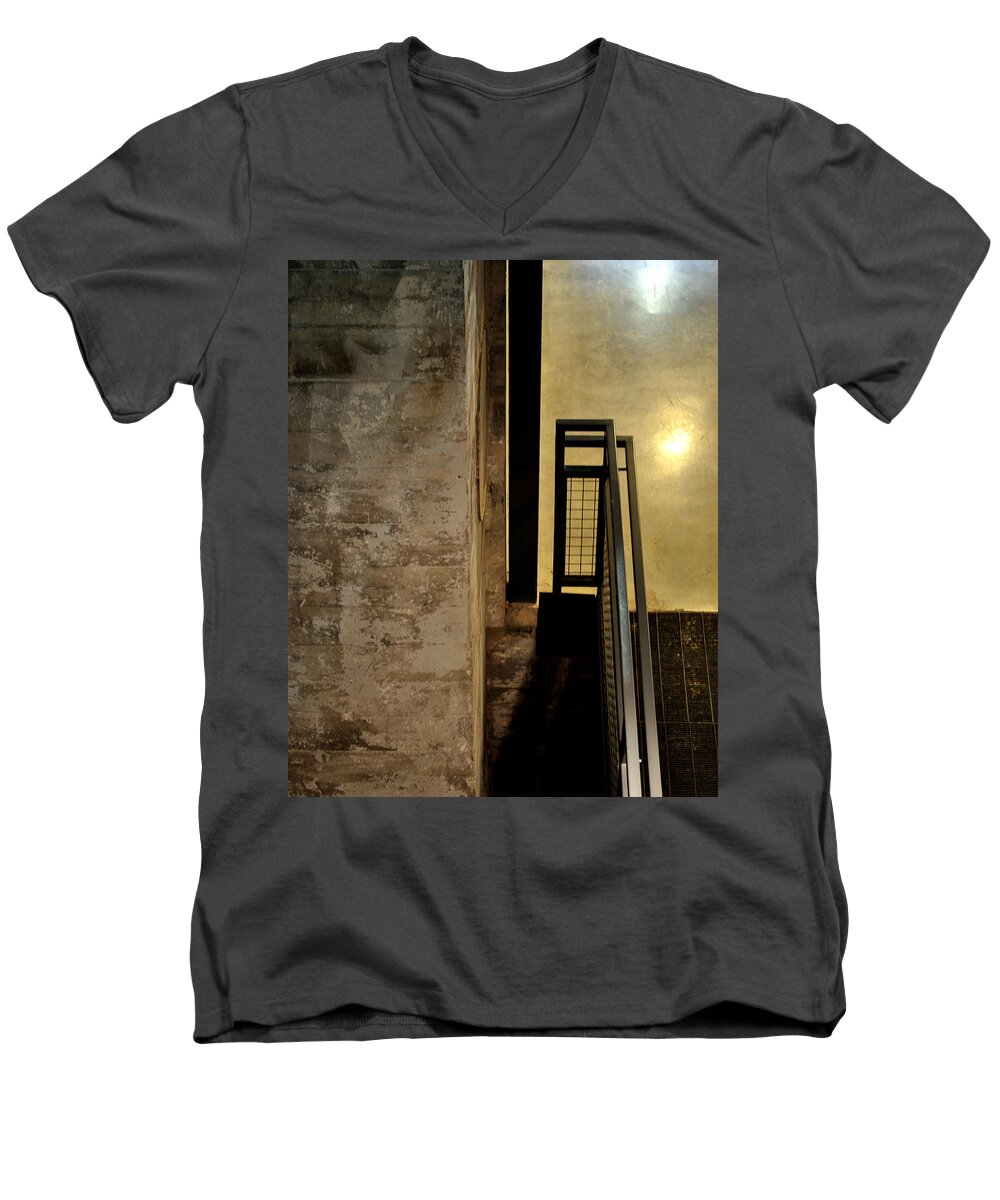 Abstract Men's V-Neck T-Shirt featuring the photograph Carlton 11 by Tim Nyberg