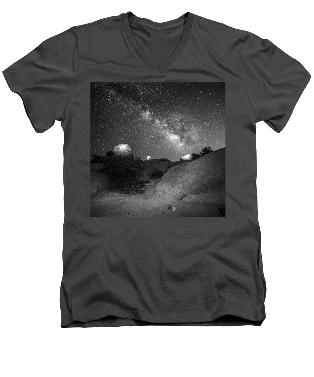Desert Men's V-Neck T-Shirt featuring the photograph Causality I by Ryan Weddle