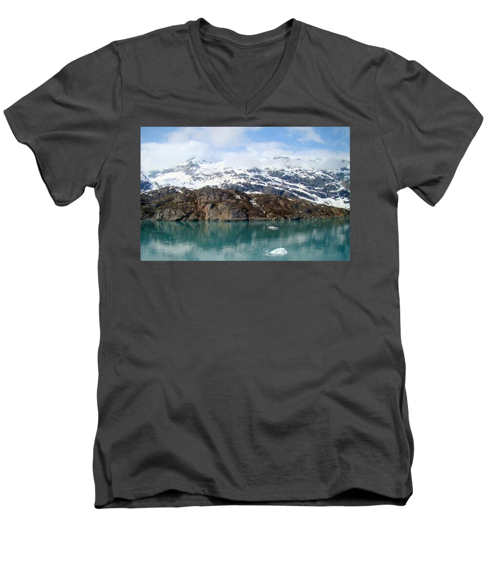 Coast Men's V-Neck T-Shirt featuring the photograph Coastal Beauty Of Alaska 5 by Rick Rosenshein