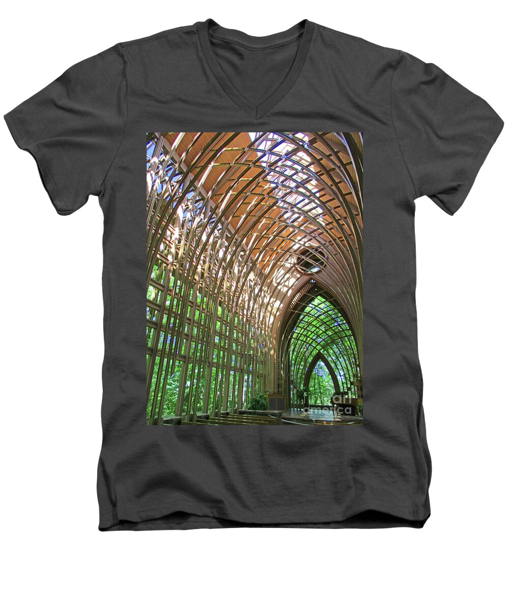 Cooper Memorial Men's V-Neck T-Shirt featuring the photograph Cooper Memorial 11 by Randall Weidner
