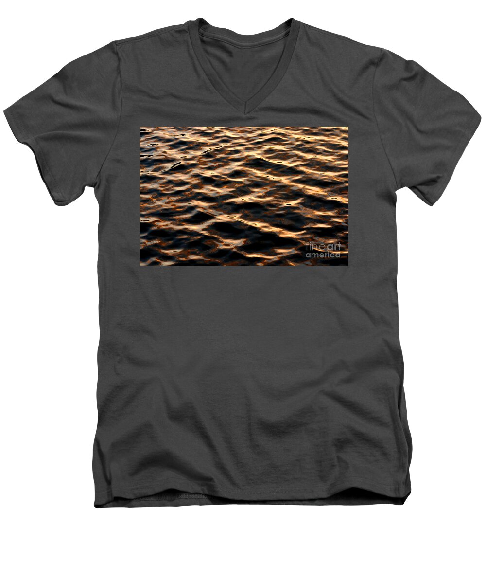Water Men's V-Neck T-Shirt featuring the photograph Copper Hills by Lorenzo Cassina