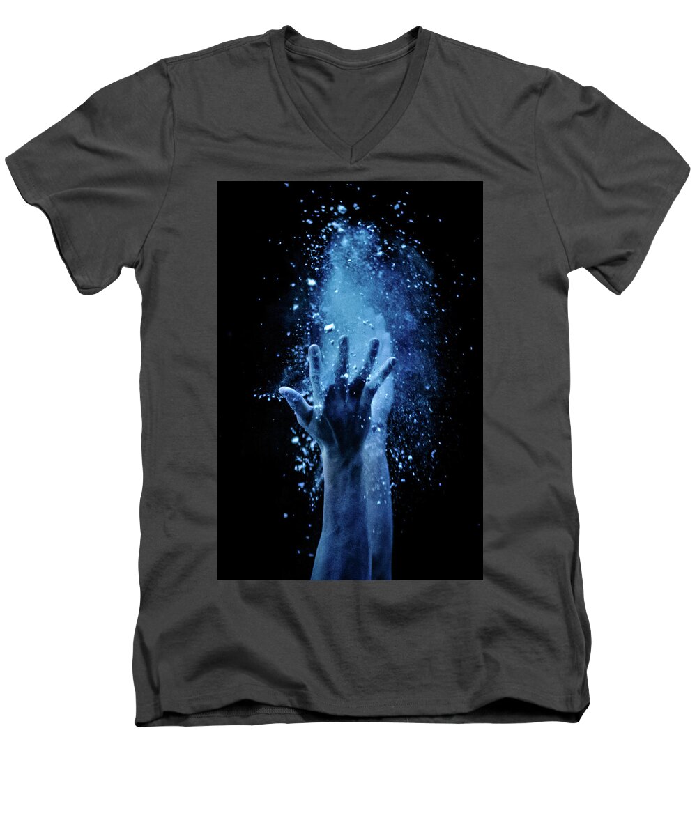 Creation Men's V-Neck T-Shirt featuring the photograph Creation 2 by Rick Saint
