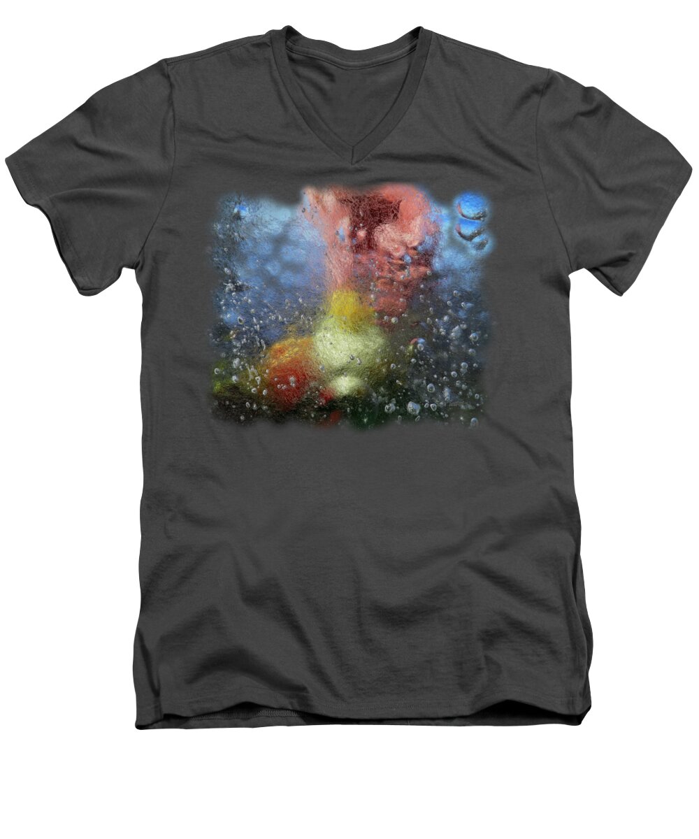Creative Touch Men's V-Neck T-Shirt featuring the photograph Creative Touch by Sami Tiainen