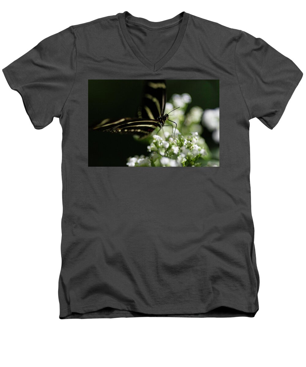 Photography Men's V-Neck T-Shirt featuring the photograph Delicate Balance by Kathleen Messmer
