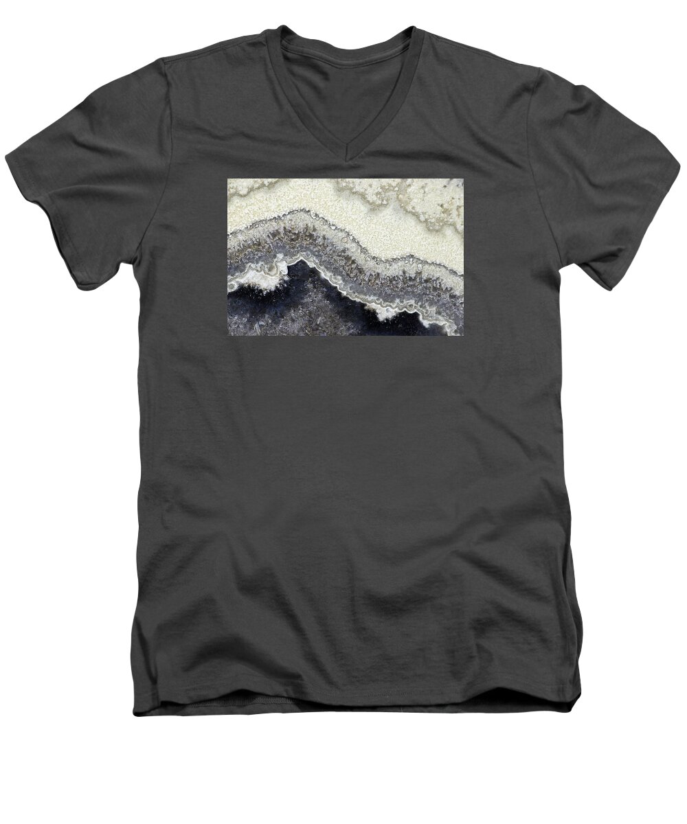 Macro Men's V-Neck T-Shirt featuring the photograph Earth Portrait 002 by David Waldrop