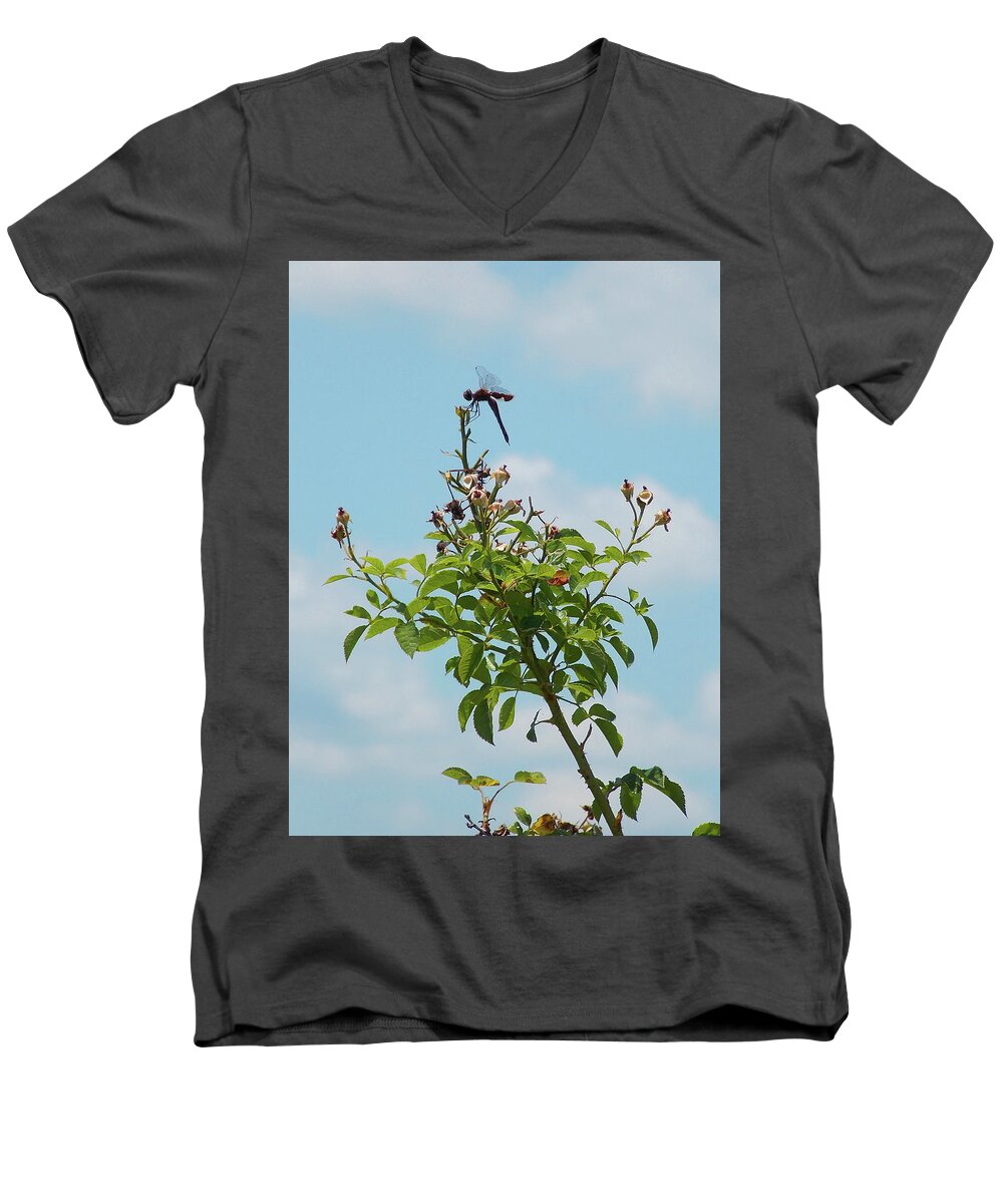 Fathers Day Men's V-Neck T-Shirt featuring the photograph Fathers Day Visit by Matthew Seufer