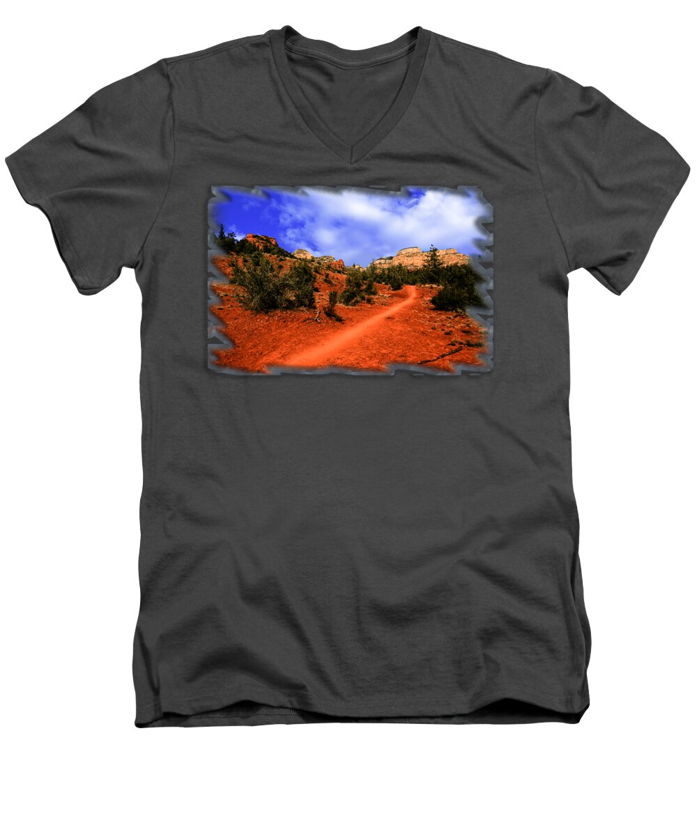 Arizona Men's V-Neck T-Shirt featuring the photograph Follow Me by Mark Myhaver