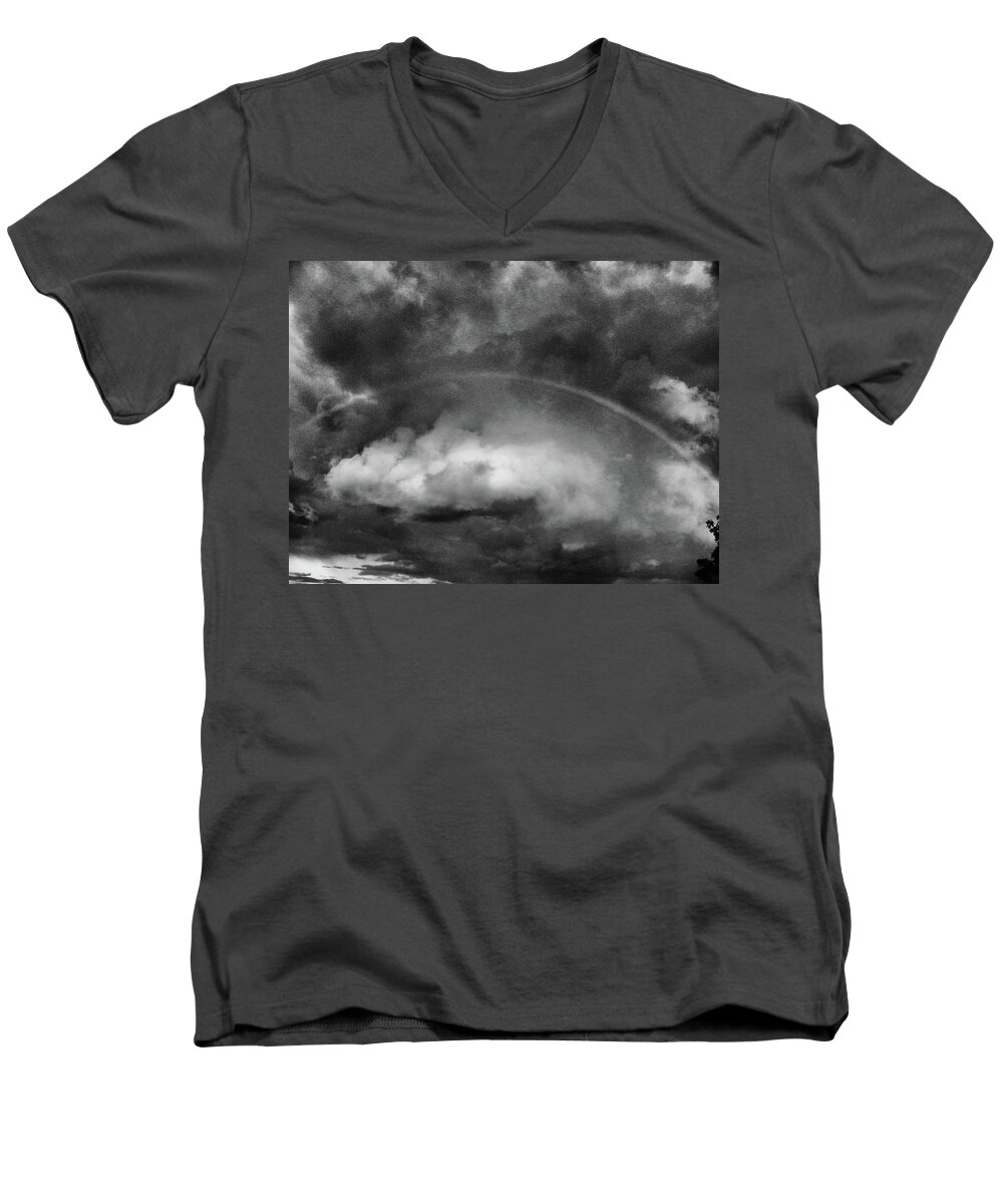 Storm Men's V-Neck T-Shirt featuring the photograph Forgiven by Steven Huszar