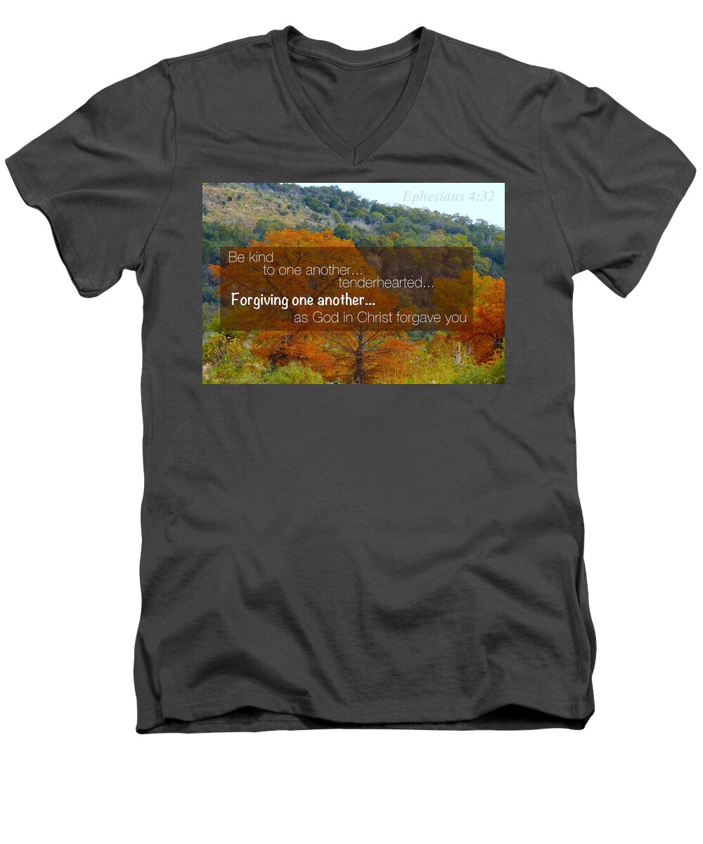  Men's V-Neck T-Shirt featuring the photograph Forgiveness1 by David Norman