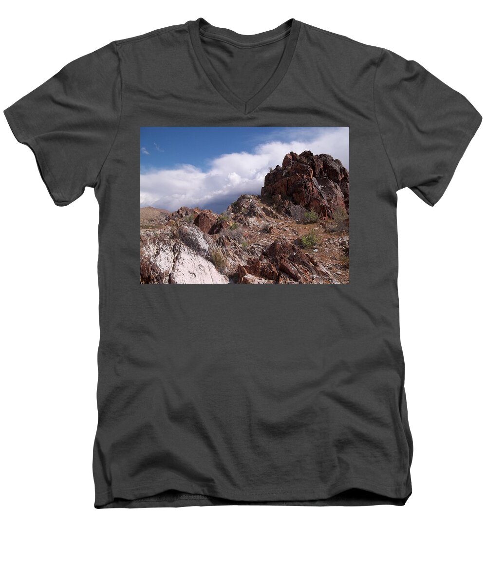 Rocks Men's V-Neck T-Shirt featuring the photograph Formations by Glenn McCarthy Art and Photography