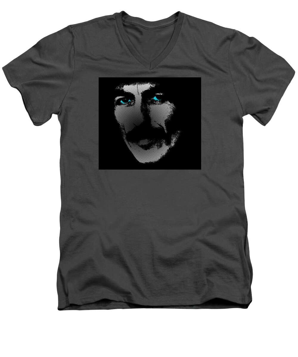 George Harrison Men's V-Neck T-Shirt featuring the photograph George Harrison by Emme Pons