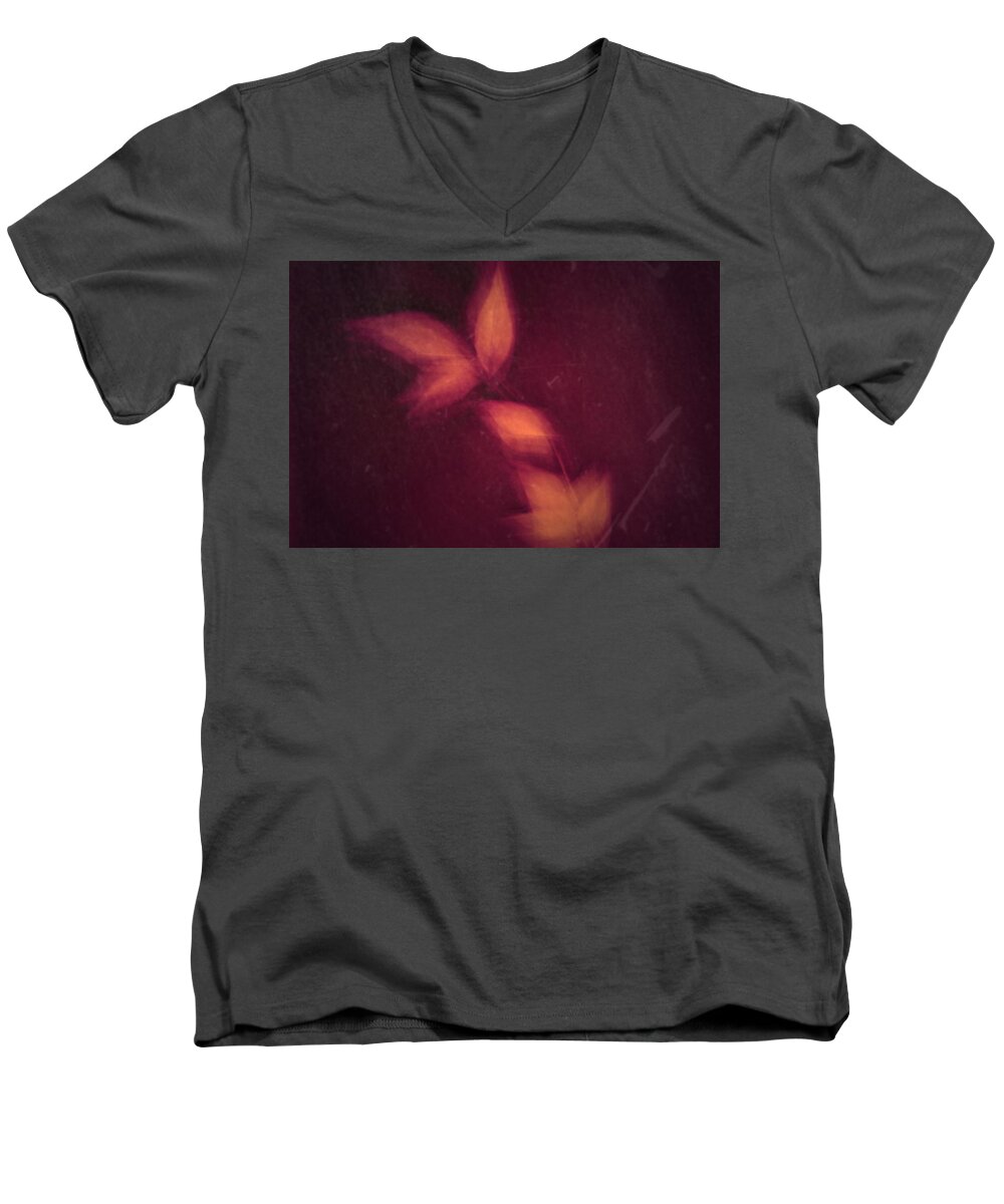  Men's V-Neck T-Shirt featuring the photograph Heated by Mark Ross