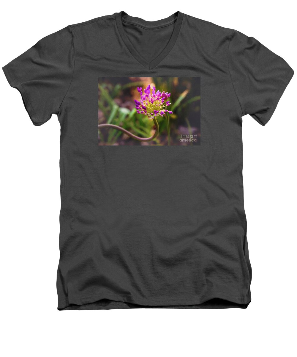 Nature Men's V-Neck T-Shirt featuring the photograph I'll Protect You by Sharon McConnell